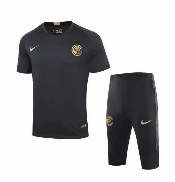 Entrenamiento Inter Milan Conjunto Completo 2019-20 Negro Amarillo